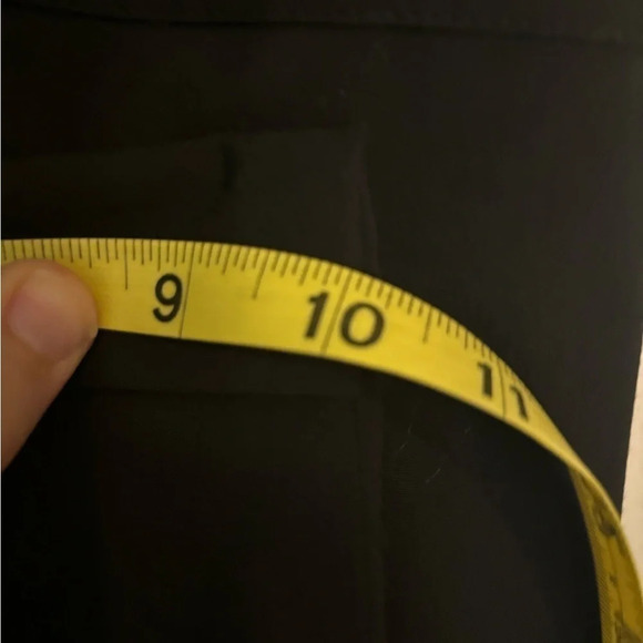 Trina Turk Womens Sz 2 Black Button Zip 4 Pocket Wide Leg  Pant Made in‎ 🇺🇸 - Picture 4 of 9